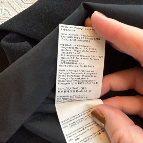 BOSS Hugo Boss Black Pencil Skirt Sz 8 EUC - Picture 11 of 13
